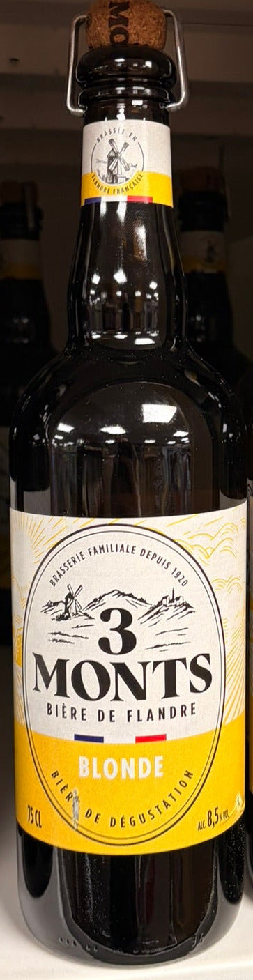 BIERE 3 MONTS BLONDE 75CL 8D5