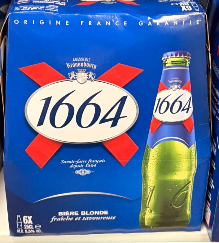 BIERE 1664 5D5 6X25CL BTLE