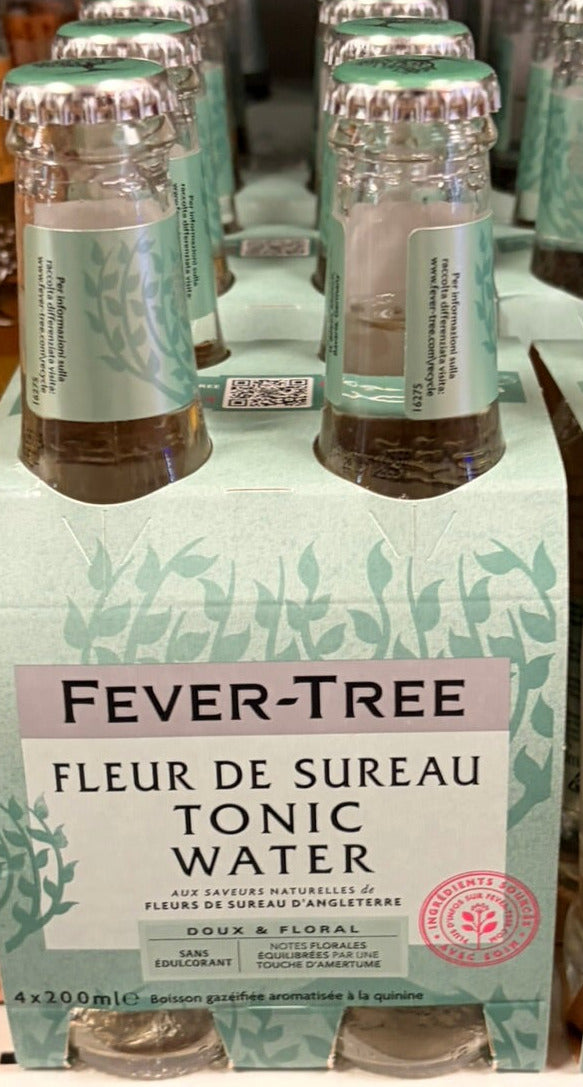 FEVER TREE TONIC ELDERFLOWER 4X20CL