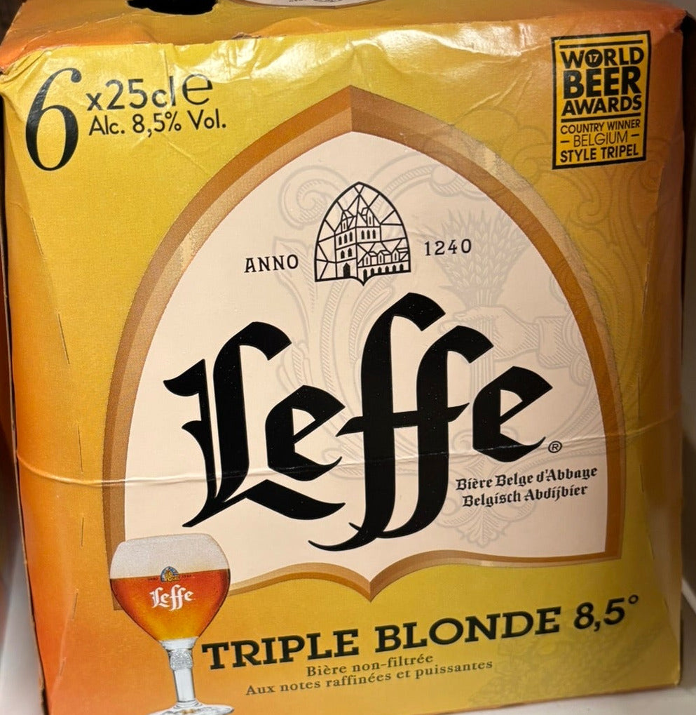 BIER.LEFFE TRIPL.8D5 6X25CL