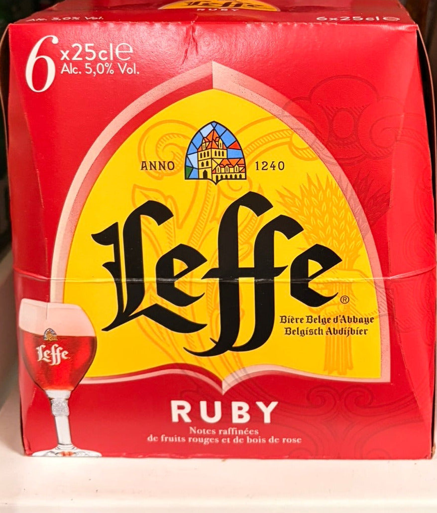BIERE LEFFE RUBY 5D 6X25CL