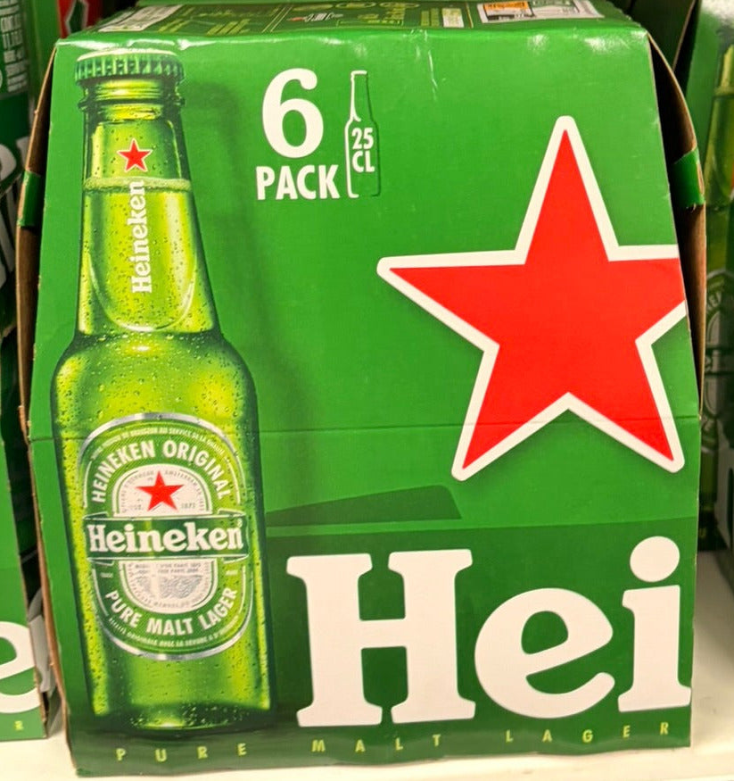 BIERE HEINEKEN 5D 6X25CL